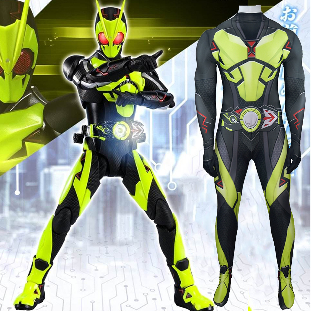 Anime Cosplay Kamen Rider - بدلة قفز سوداء لفيلم الهالوين كامين