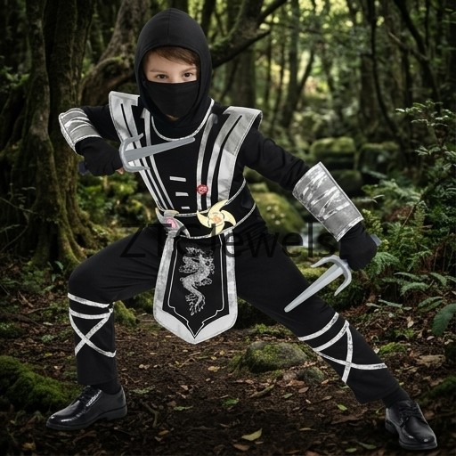زي تنكري نينجا التنين الفضي، ز - مراجعة Anime Cosplay Ninja وسعره