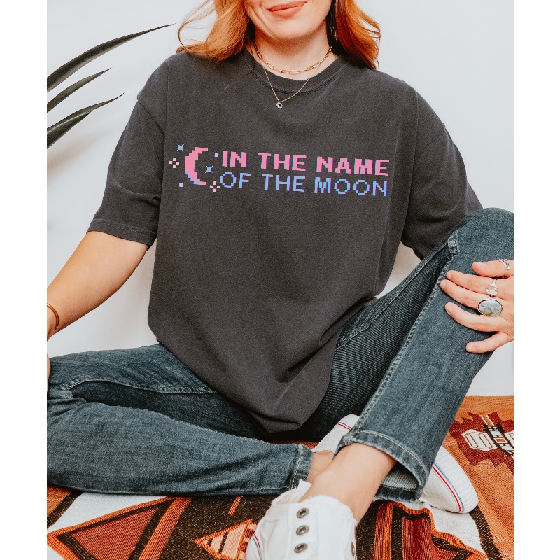 تي شيرت In The Name of The Moo - مراجعة Anime Cosplay Girl Name وسعره