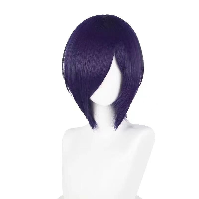 شعر مستعار قصير بنفسجي اللون ل - مراجعة Tokyo Ghoul Mask وسعره